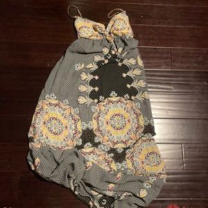 Meghan La Bradley maxi dress grey Dottie sz 6